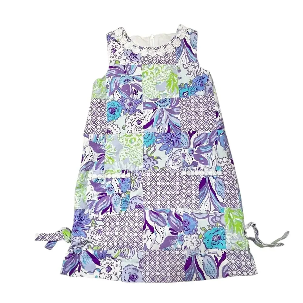 Lilly Pulitzer Multi Juicy Story Patch Shift Dress Size 10